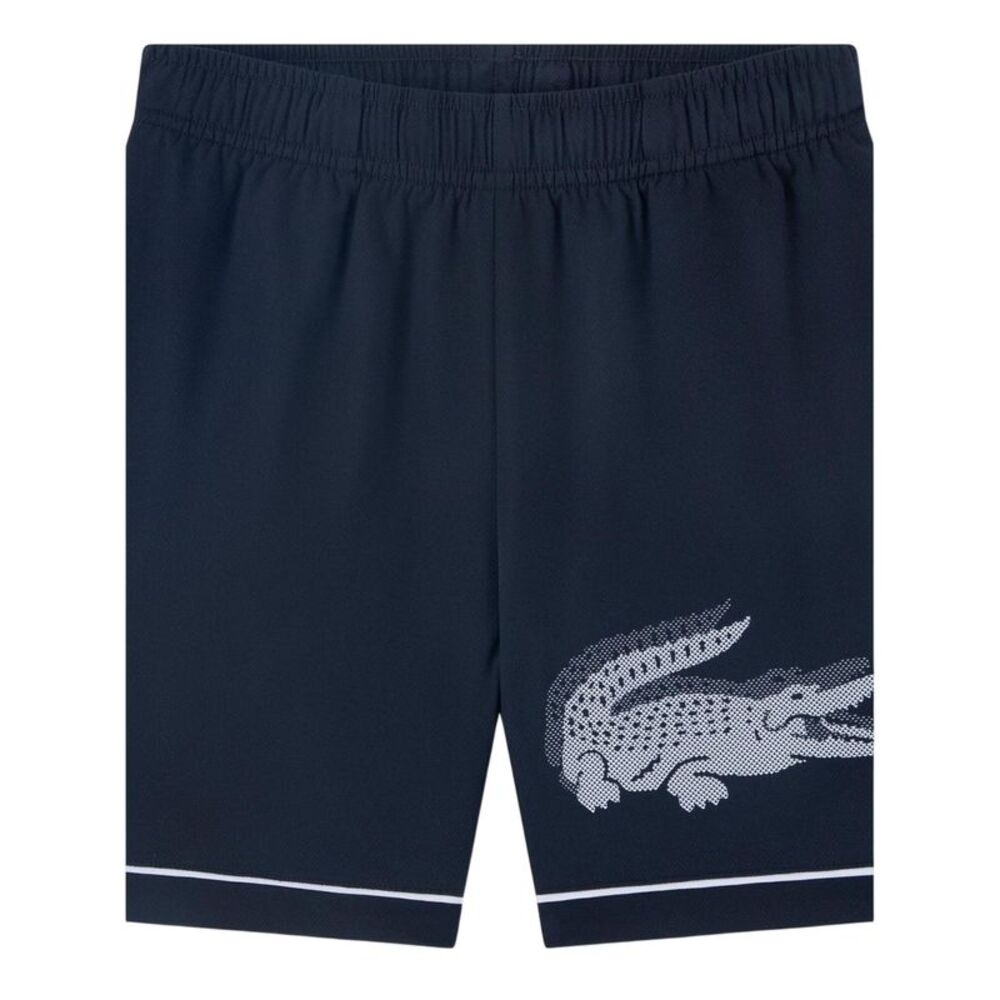 Lacoste Childrens/Kids Woven Logo Track Shorts / Black
